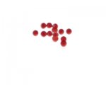 4mm Red Lampwork Glass Bead, 32 beads 4mm Red Lampwork Glass Bead, 32 beads