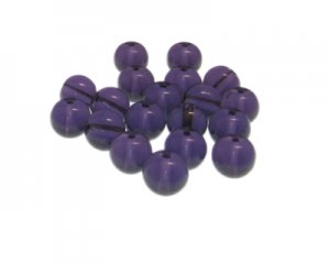 (image for) Approx. 1oz. x 10mm Purple Glass Beads