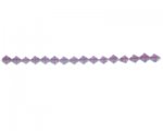 6mm Plum Faceted Bi-cone Bead, 2 x 13" strings 6mm Plum Faceted Bi-cone Bead, 2 x 13" strings