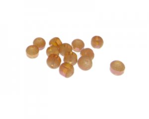 8mm Rust Druzy-Style w/line Bead, approx. 35 beads