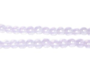 (image for) 6mm Lavendar Jade-Style Glass Bead, approx. 77 beads