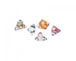 10 x 6mm Random Color Bumpy Lampwork Glass Bead, 10 beads 10 x 6mm Random Color Bumpy Lampwork Glass Bead, 10 beads