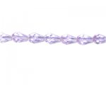 10 x 8mm Lilac Faceted Drop Glass Bead, 13" string 10 x 8mm Lilac Faceted Drop Glass Bead, 13" string