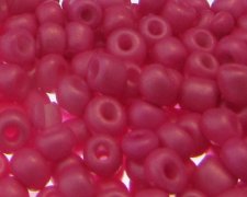 (image for) 6/0 Rich Pink Opaque Glass Seed Bead, 1oz. Bag