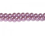 8mm Lavendar Glass Pearl Bead, approx. 56 beads 8mm Lavendar Glass Pearl Bead, approx. 56 beads