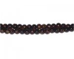 6mm Brown Blossom Spray Glass Bead, approx. 72 beads 6mm Brown Blossom Spray Glass Bead, approx. 72 beads