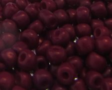 (image for) 6/0 Crimson Opaque Glass Seed Bead, 1oz. Bag