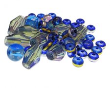 (image for) Approx. 1oz. Midnight Designer Glass Bead Mix