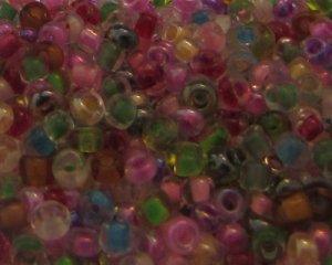 (image for) 11/0 Transparent Glass Seed Bead Mix, 1oz. Bag