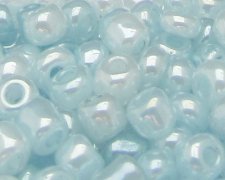 (image for) 6/0 Sea Foam Ceylon Glass Seed Bead, 1oz. Bag