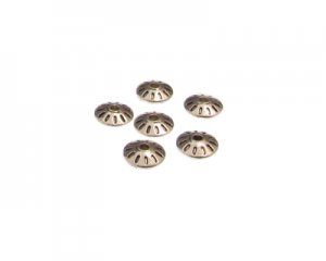 (image for) 10 x 5mm Silver Metal Spacer Bead, 6 beads