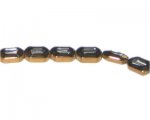 12 x 8mm Crystal Vintage-Style Glass Bead, approx. 8 beads 12 x 8mm Crystal Vintage-Style Glass Bead, approx. 8 beads