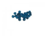 4mm Aqua Faceted Glass Bead, 12" string 4mm Aqua Faceted Glass Bead, 12" string
