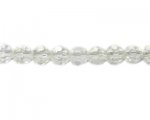 10mm Crystal Faceted Glass Bead, 14" string 10mm Crystal Faceted Glass Bead, 14" string