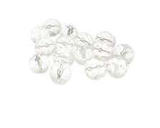 (image for) Approx. 1oz. 10mm Crystal Faceted Glass Beads