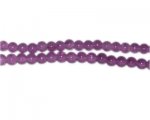 6mm Dark Amethyst-Style Glass Bead, approx. 75 beads