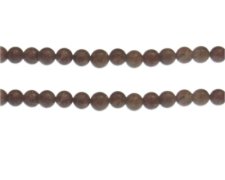 (image for) 6mm Gray Gemstone Bead, approx. 30 beads