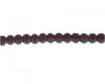 8 x 6mm Plum Faceted Rondelle Glass Bead, 13" string 8 x 6mm Plum Faceted Rondelle Glass Bead, 13" string