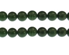(image for) 12mm Malachite Gemstone Bead, approx. 15 beads