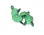 20 x 16mm Green Fruit w/ leaves Lampwork Glass Bead, 5 beads 20 x 16mm Green Fruit w/ leaves Lampwork Glass Bead, 5 beads