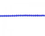 4mm Blue Faceted Glass Bead, 2 x 12" strings 4mm Blue Faceted Glass Bead, 2 x 12" strings