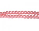 6mm Soft Pink Glass Pearl Bead, approx. 78 beads 6mm Soft Pink Glass Pearl Bead, approx. 78 beads