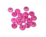 Approx. 1oz. 8 x 4mm Hot Pink Dyed Turquoise Rondelle Beads Approx. 1oz. 8 x 4mm Hot Pink Dyed Turquoise Rondelle Beads