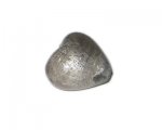 28mm Silver Foil Heart Handmade Lampwork Glass Bead 28mm Silver Foil Heart Handmade Lampwork Glass Bead