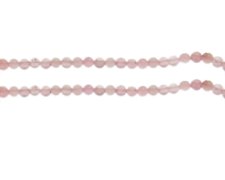 (image for) 4mm Rose Quartz Gemstone Bead, approx. 30 beads