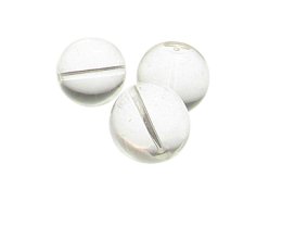 (image for) 20 - 22mm Crystal Pressed Glass Bead, 3 beads