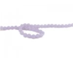 8mm Lilac Semi-Opaque Faceted Glass Bead, 16" string 8mm Lilac Semi-Opaque Faceted Glass Bead, 16" string