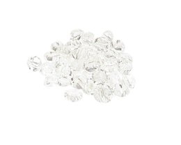 (image for) Approx. 1oz. x 6mm Crystal Faceted half-Bicone Glass Beads