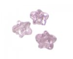 16mm Pink Foil Star Lampwork Glass Bead, 6 beads 16mm Pink Foil Star Lampwork Glass Bead, 6 beads