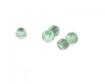 8mm Green Foil Lampwork Glass Bead, 5 beads 8mm Green Foil Lampwork Glass Bead, 5 beads