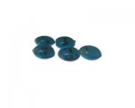 20mm Aqua Spot Lampwork Glass Bead, 5 beads 20mm Aqua Spot Lampwork Glass Bead, 5 beads
