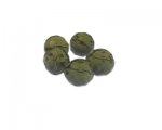 14mm Silver Faceted Glass Bead, 5 beads 14mm Silver Faceted Glass Bead, 5 beads