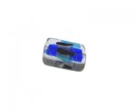 28 x 22mm Blue Foil Lampwork Rectangle Glass Bead 28 x 22mm Blue Foil Lampwork Rectangle Glass Bead