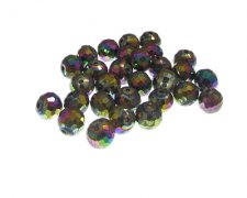 (image for) Approx. 1oz. x 6mm Luster Electroplated Glass Beads