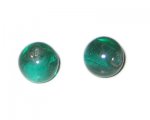 18mm Green Inside-Foil Handmade Lampwork Glass Bead, 4 beads 18mm Green Inside-Foil Handmade Lampwork Glass Bead, 4 beads