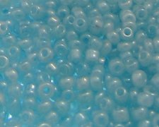 (image for) 11/0 Soft Blue Ceylon Glass Seed Beads, 1oz. bag