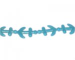 16 x 22mm Anchor Turquoise Charm, approx. 12 charms 16 x 22mm Anchor Turquoise Charm, approx. 12 charms