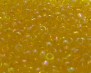(image for) 11/0 Yellow Luster Glass Seed Beads, 1oz. bag