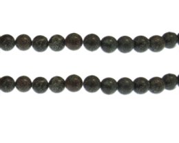 (image for) 8mm Gray/Green Gemstone Bead, approx. 23 beads