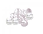 Approx. 1 oz. 8 - 10mm Crystal Faceted Round Glass Beads Approx. 1 oz. 8 - 10mm Crystal Faceted Round Glass Beads
