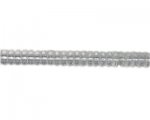 10 x 4mm Crystal Pressed Glass Rondelle Bead, 14" string 10 x 4mm Crystal Pressed Glass Rondelle Bead, 14" string