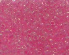 (image for) 11/0 Soft Pink Transparent Glass Seed Bead, 1oz. Bag