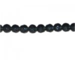 12mm Midnight Blue Faceted Glass Bead, 13" string 12mm Midnight Blue Faceted Glass Bead, 13" string