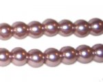8mm Round Mink Glass Pearl Bead, approx. 56 beads 8mm Round Mink Glass Pearl Bead, approx. 56 beads