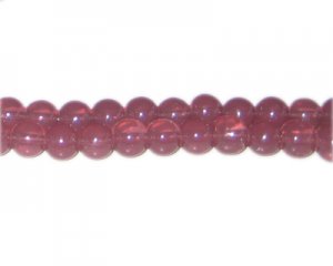 8mm Cinnamon Jade-Style Glass Bead, approx. 55 beads