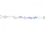 8 x 6mm Crystal AB Finish Faceted Drop Bead, 13" string 8 x 6mm Crystal AB Finish Faceted Drop Bead, 13" string